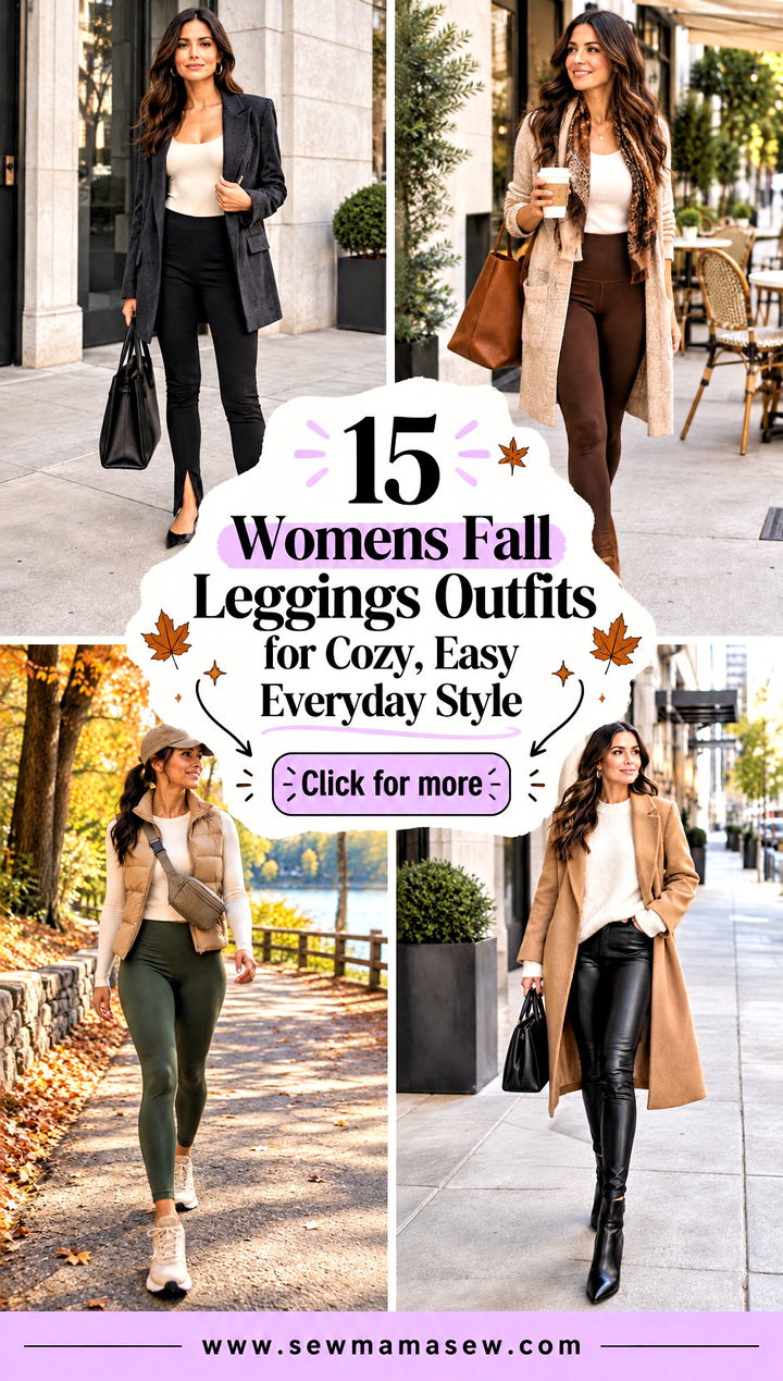 15 Womens Fall Leggings Outfits for Cozy Easy Everyday Style - 15 Womens Fall Leggings Outfits for Cozy, Easy Everyday Style