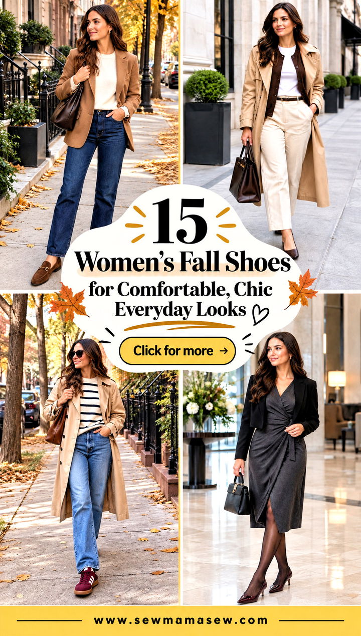 15 Womens Fall Shoes for Comfortable Chic Everyday Looks - 15 Women's Fall Shoes for Comfortable, Chic Everyday Looks