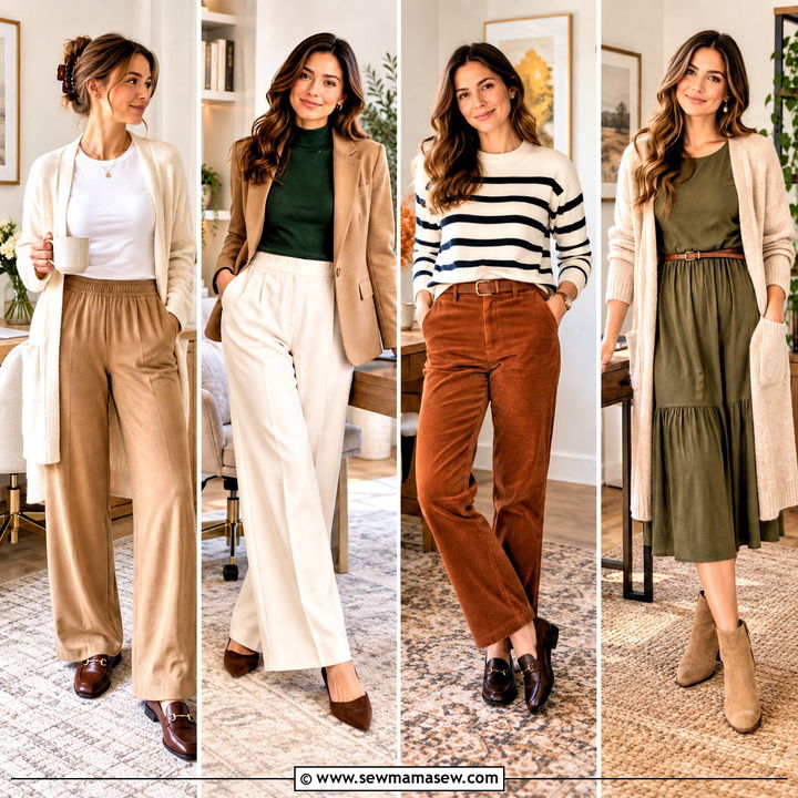 15 Work From Home Fall Outfit Ideas for Cozy, Polished Days