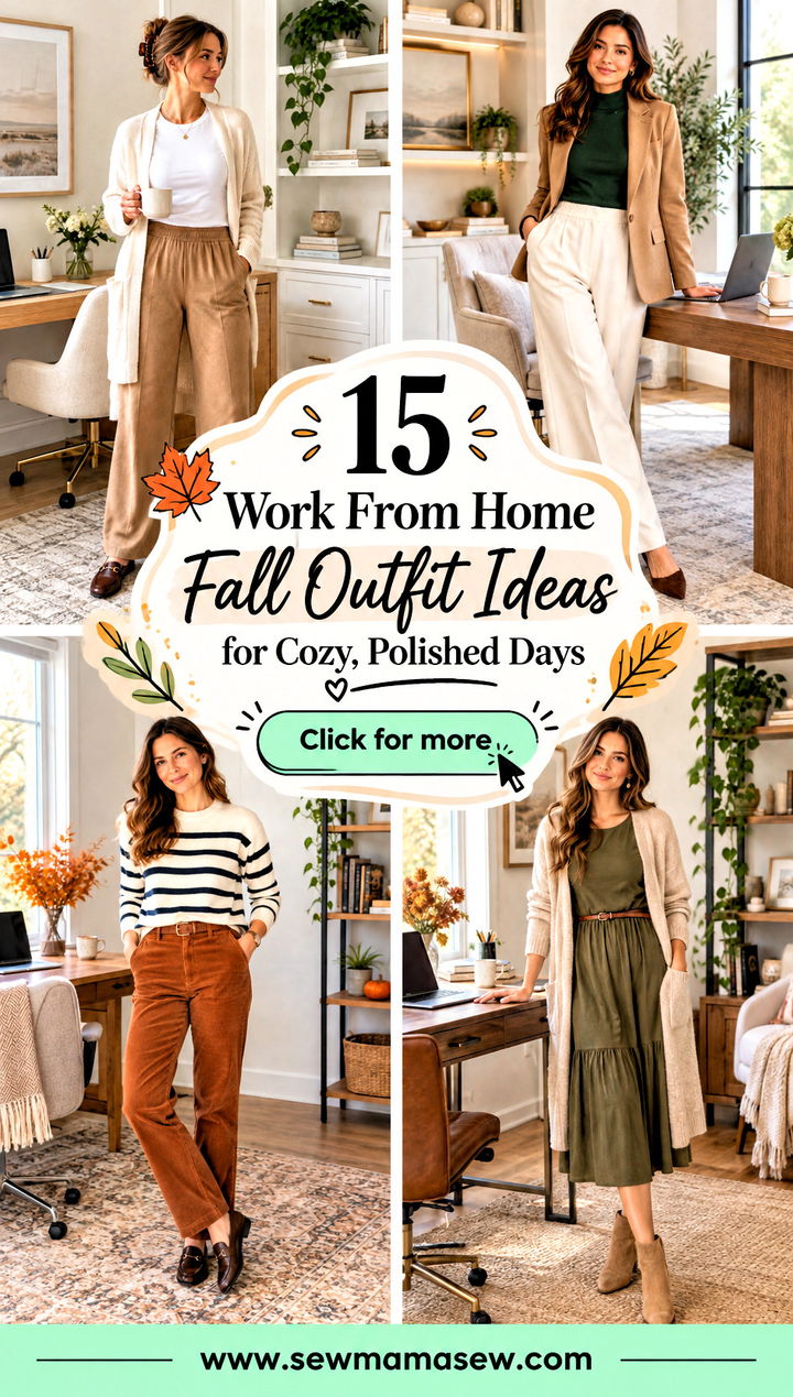 15 Work From Home Fall Outfit Ideas for Cozy Polished Days - 15 Work From Home Fall Outfit Ideas for Cozy, Polished Days