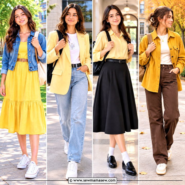 15 Yellow Back to School Outfits for a Cheerful Style Refresh