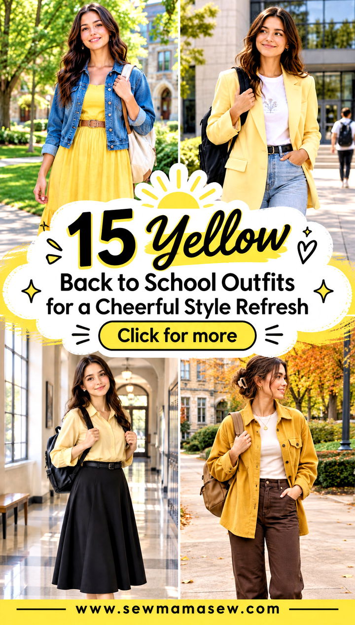 15 Yellow Back to School Outfits for a Cheerful Style Refresh - 15 Yellow Back to School Outfits for a Cheerful Style Refresh