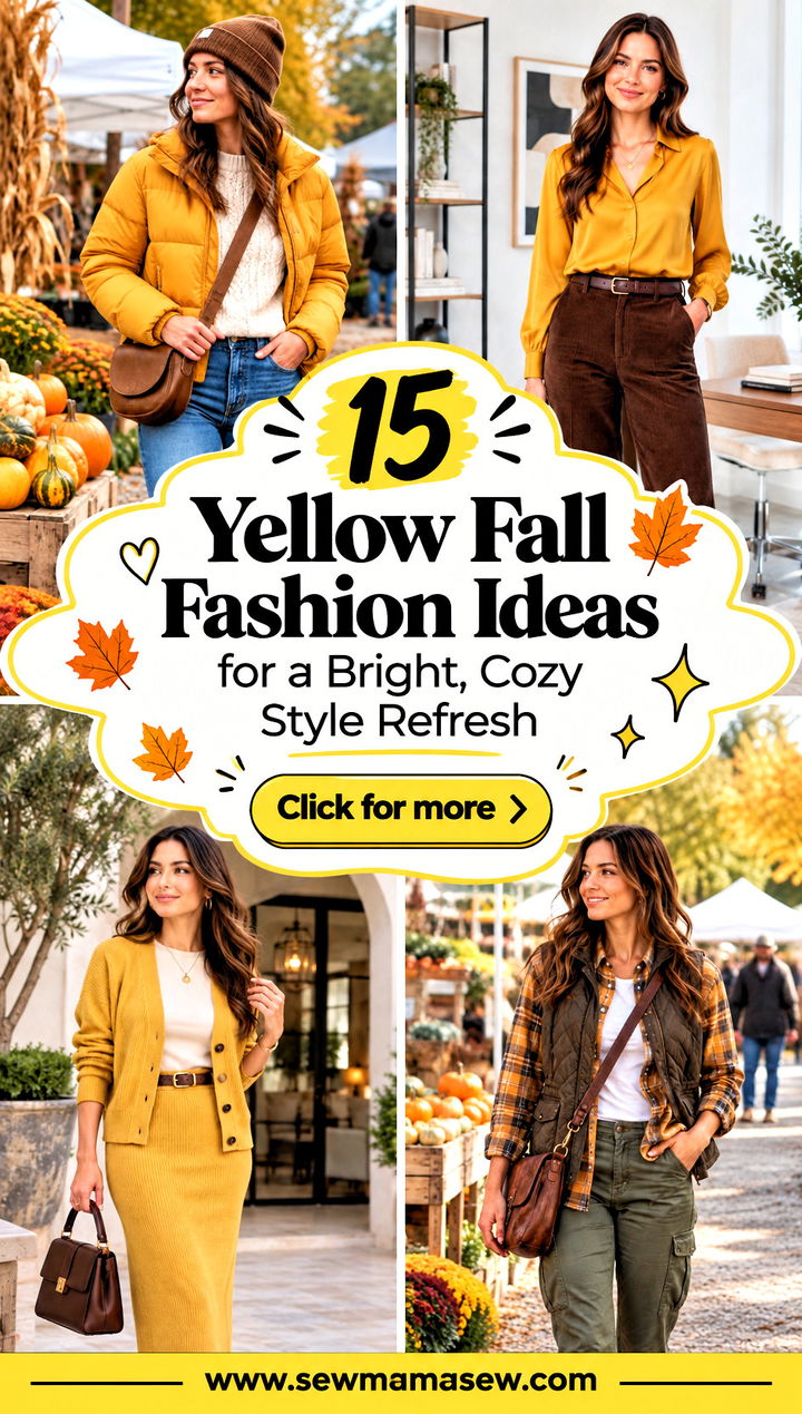 15 Yellow Fall Fashion Ideas for a Bright Cozy Style Refresh - 15 Yellow Fall Fashion Ideas for a Bright, Cozy Style Refresh