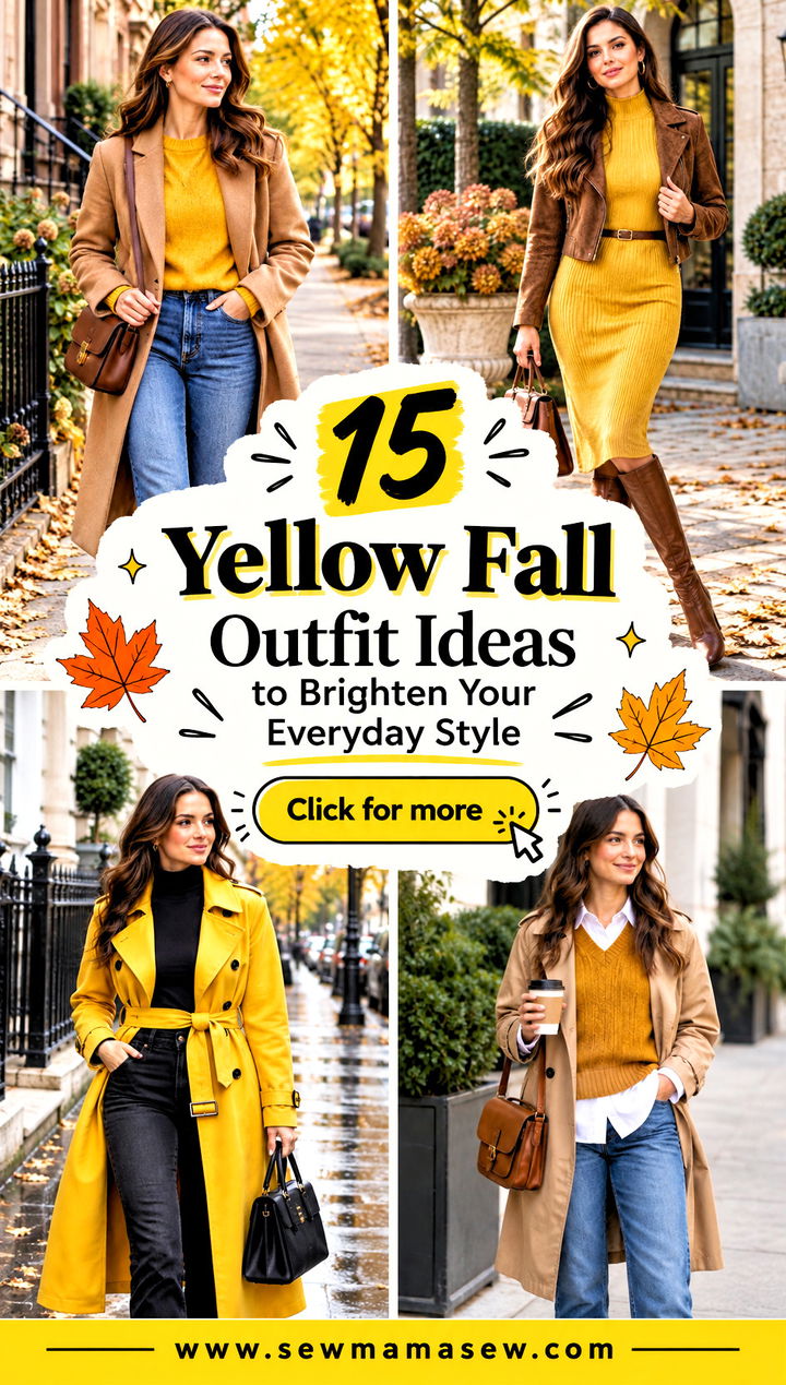 15 Yellow Fall Outfit Ideas to Brighten Your Everyday Style - 15 Yellow Fall Outfit Ideas to Brighten Your Everyday Style