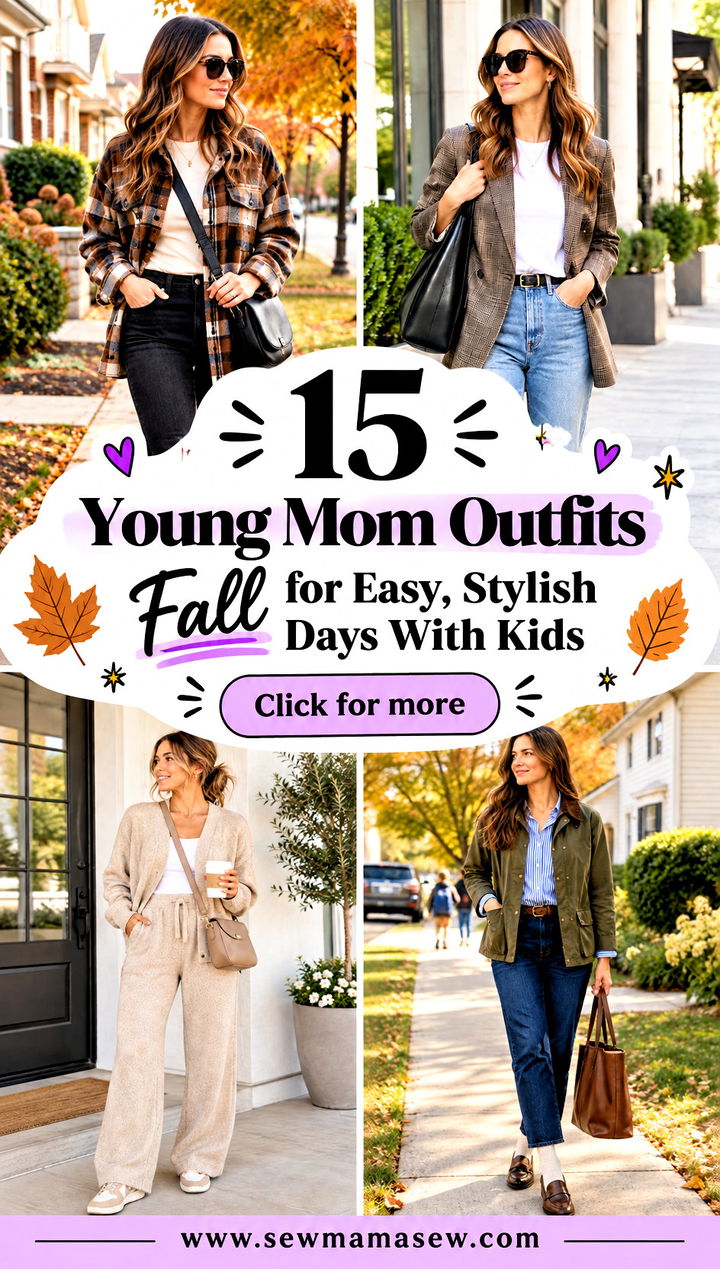 15 Young Mom Outfits Fall for Easy Stylish Days With Kids - 15 Young Mom Outfits Fall for Easy, Stylish Days With Kids