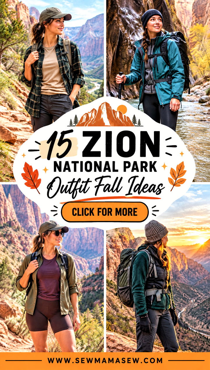 15 Zion National Park Outfit Fall Ideas for Cozy Trail Days - 15 Zion National Park Outfit Fall Ideas for Cozy Trail Days