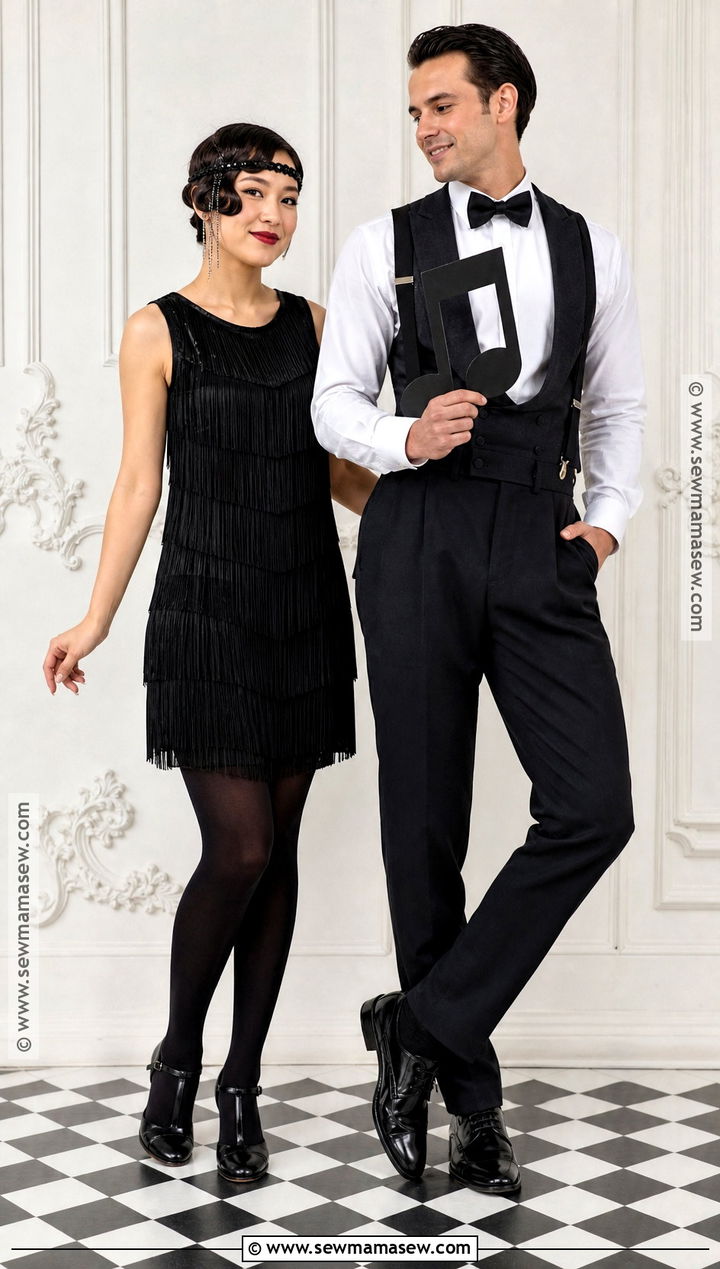 1920s Jazz Duo Costume - 40 halloween costumes for 2
