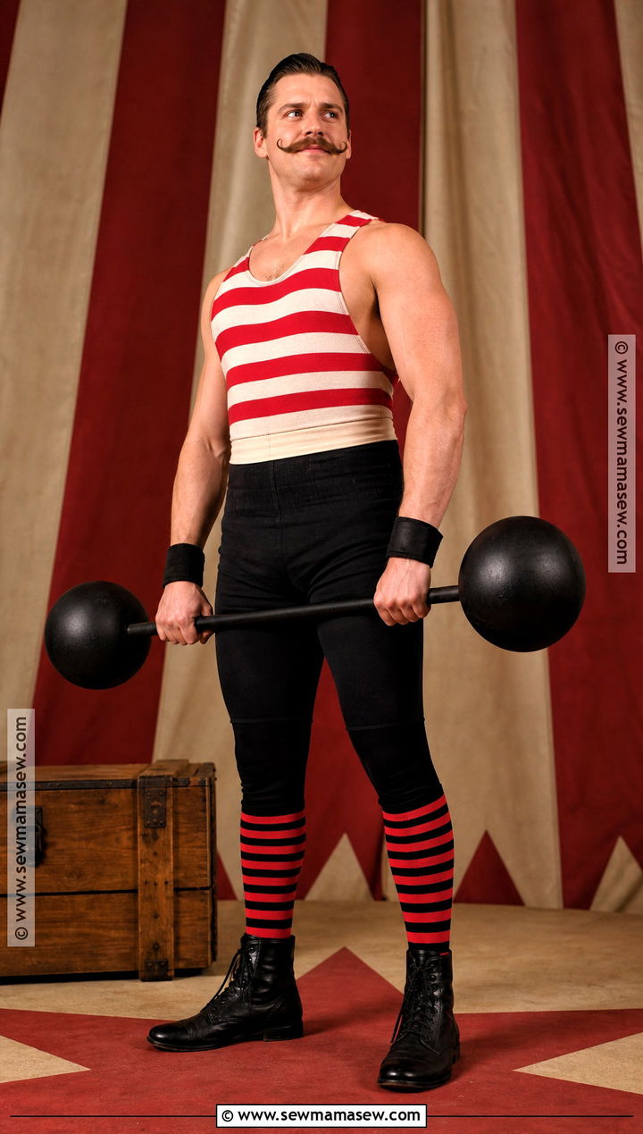 1920s Strongman Costume - 35 vintage halloween costume ideas