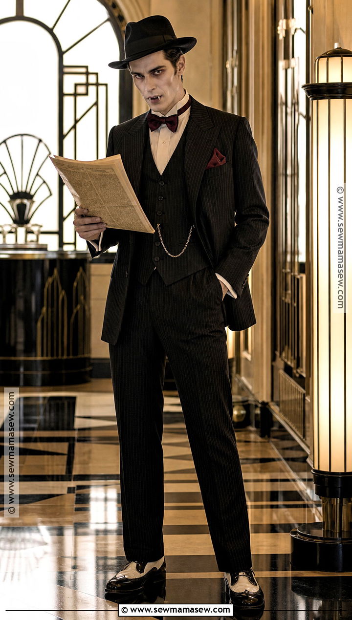1920s Vampire Gentleman Costume - 30 Vampire Halloween Costume Ideas for Men
