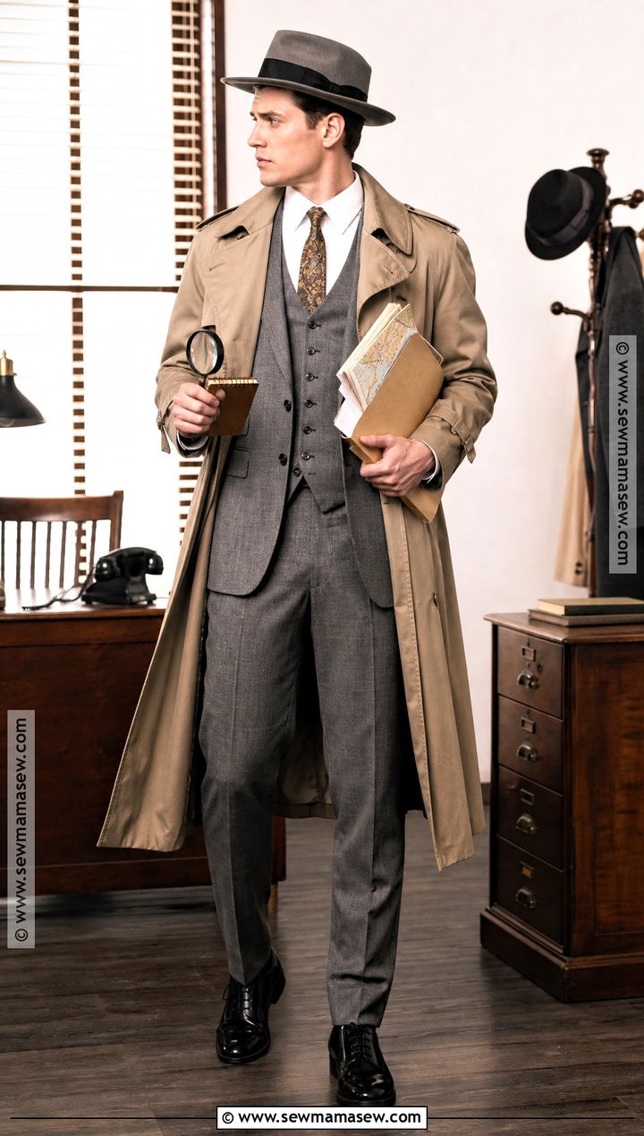 1930s Detective Costume - 30 retro costume ideas