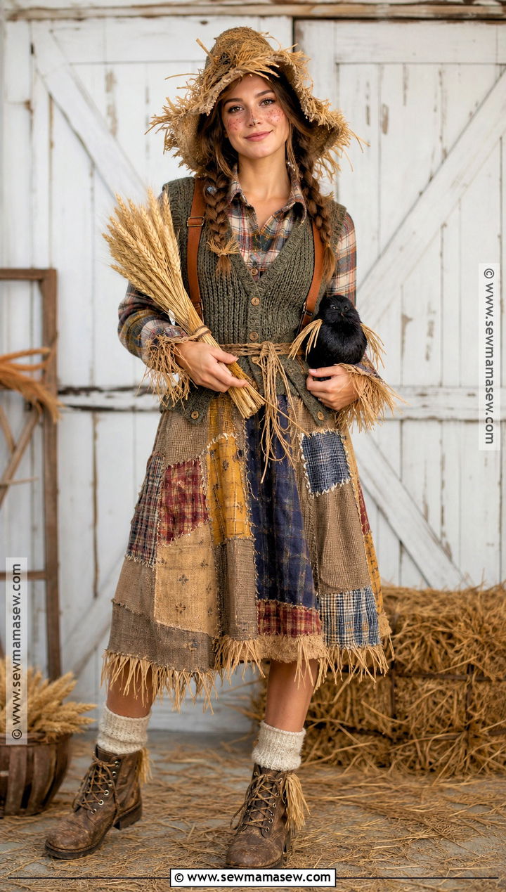 1930s Scarecrow Costume - 35 vintage halloween costume ideas