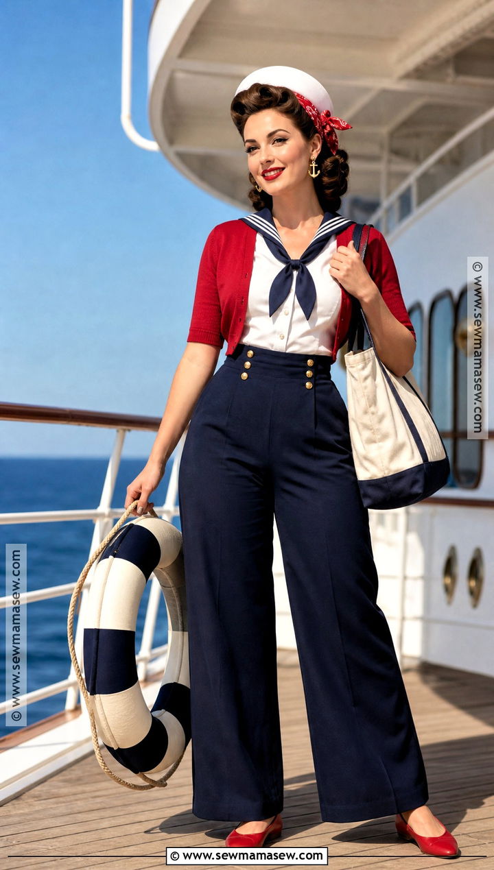 1940s Pin Up Sailor Costume - 30 retro costume ideas