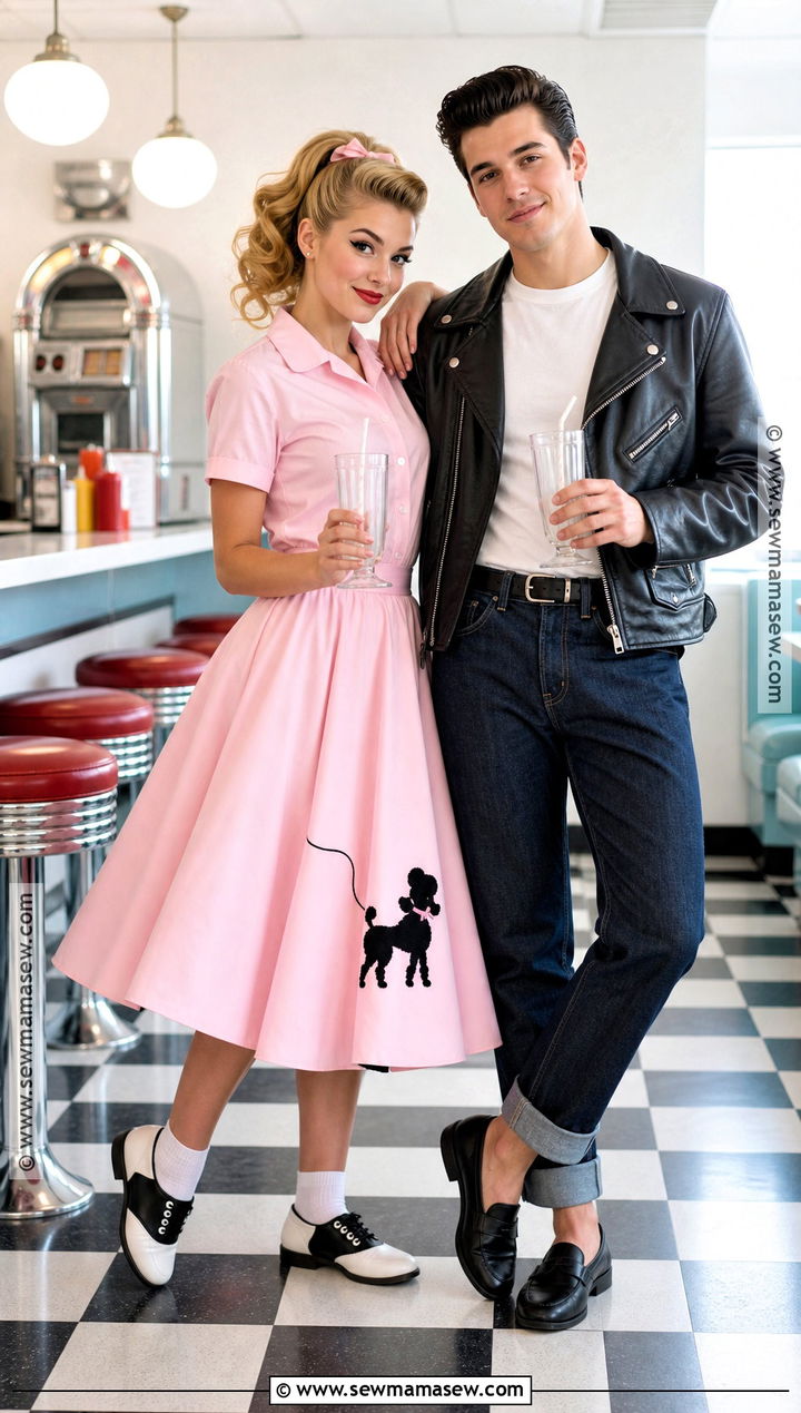 1950s Diner Couple Costume - 35 costume couple ideas