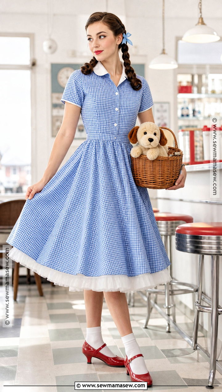 1950s Dorothy Costume - 40 dorothy halloween costume ideas