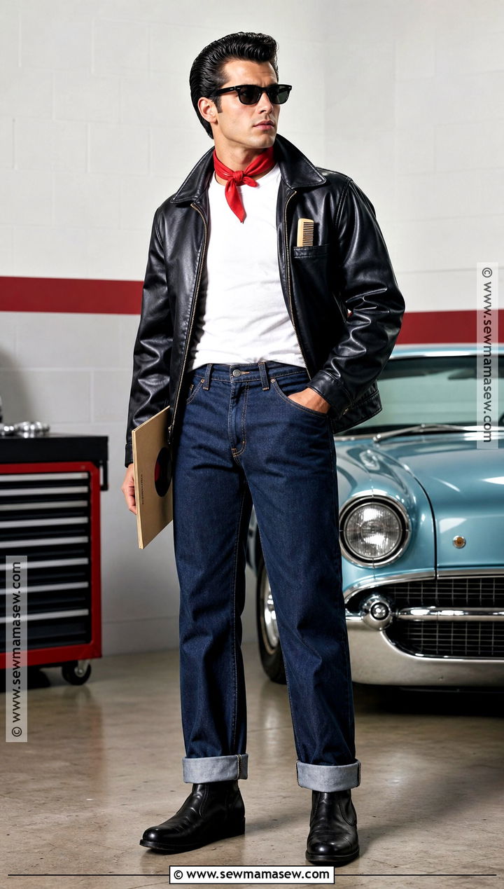 1950s Greaser Costume - 35 vintage halloween costume ideas