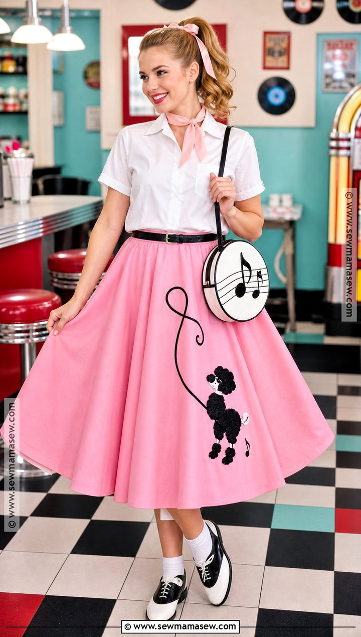 1950s Poodle Skirt Costume - 30 costume ideas for girls