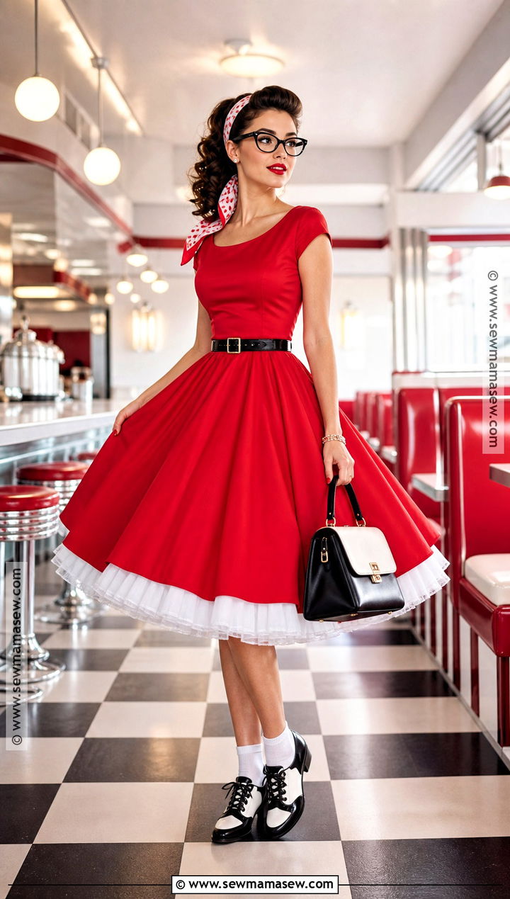 1950s Red Dress Costume - 30 red dress costume ideas