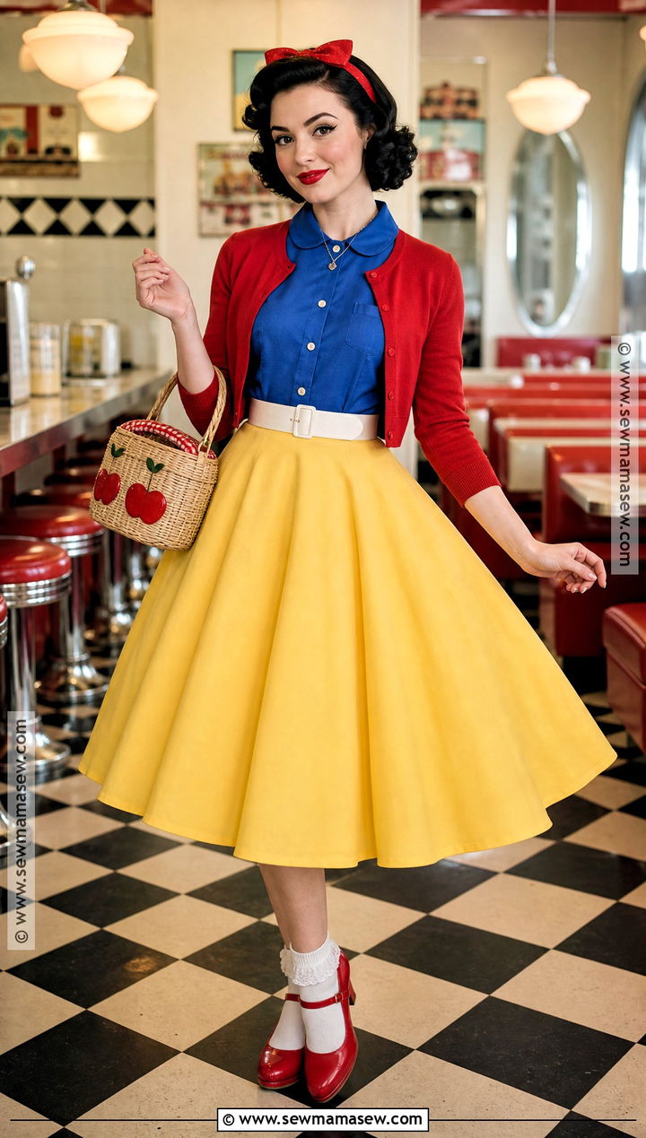 1950s Snow White Costume - 40 snow white halloween costume ideas