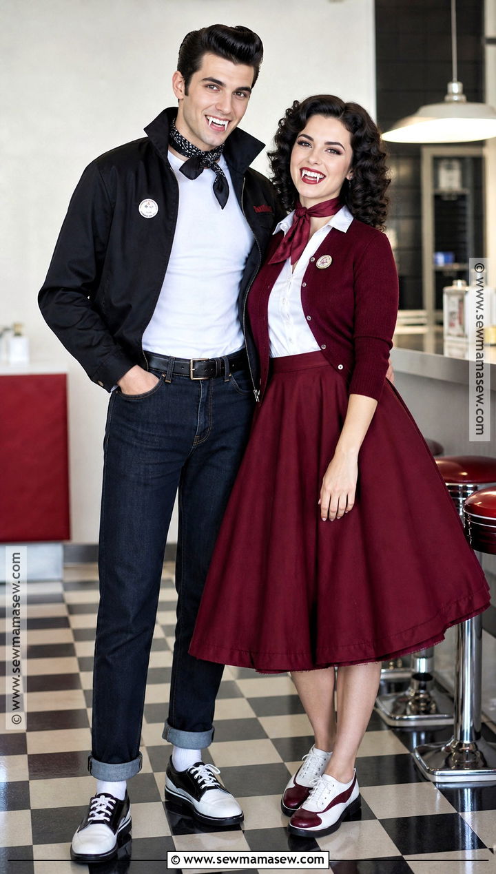 1950s Vampire Couple Costume - 35 vampire costume ideas for couples