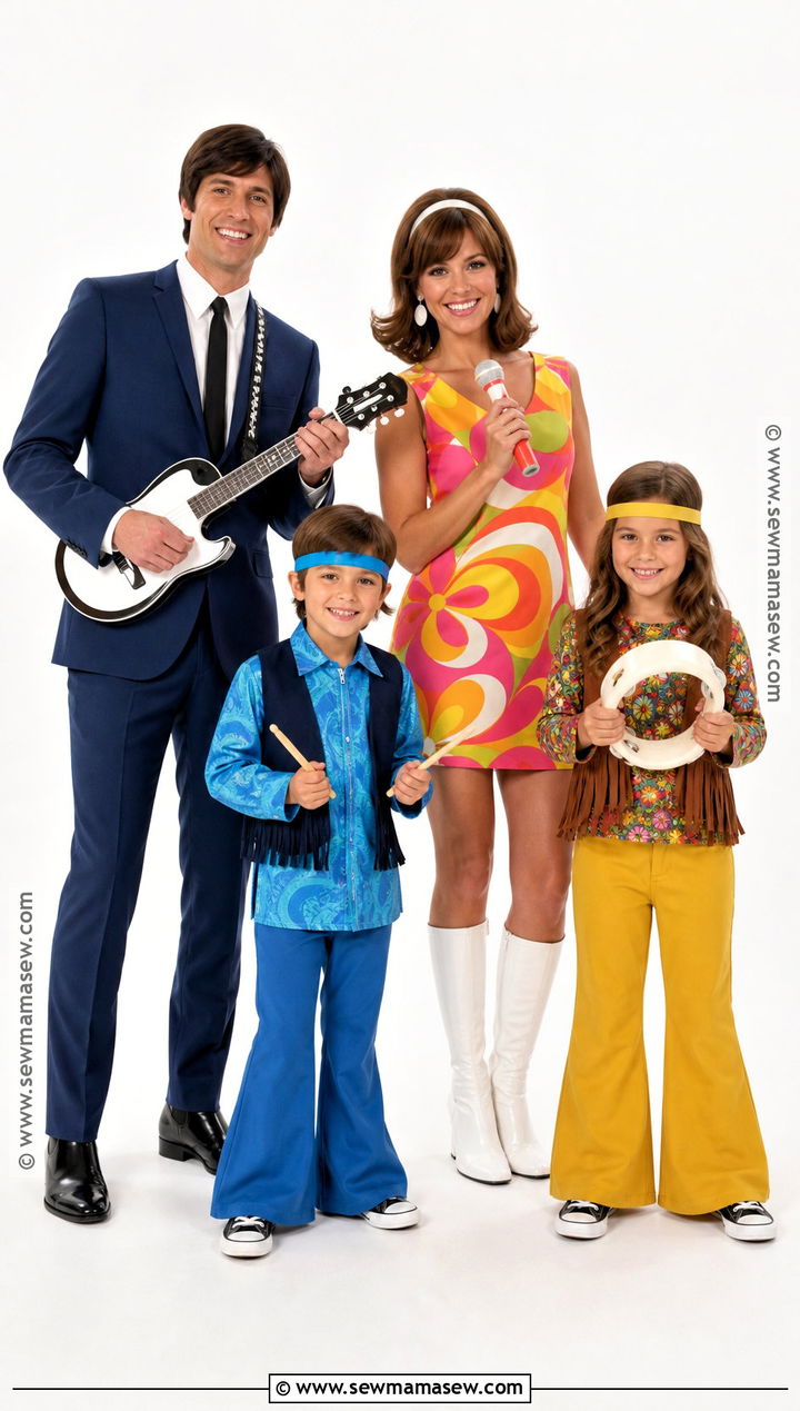 1960s Family Costume - 30 60s halloween costume ideas