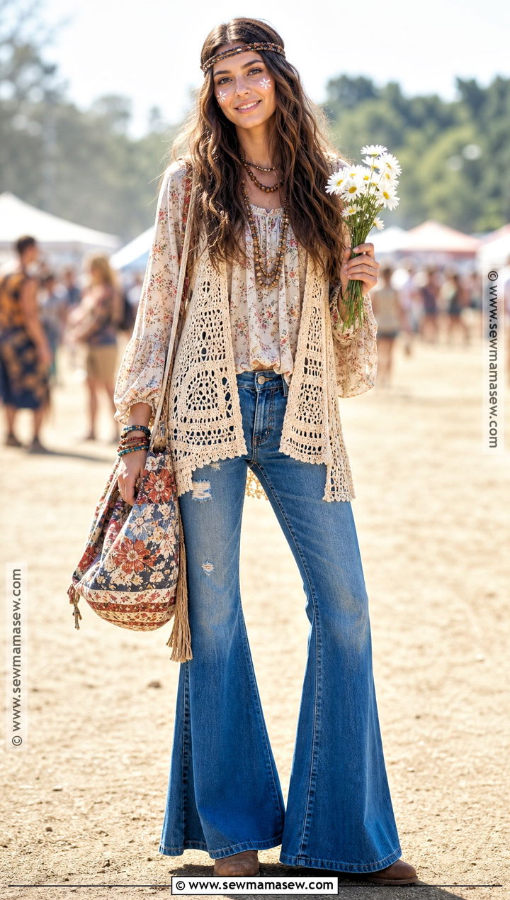 1960s Flower Child Costume - 30 retro costume ideas