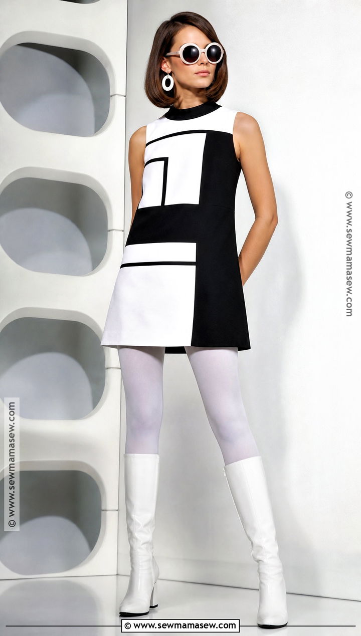 1960s Mod Costume With Mini Dress - 50 costume ideas for women