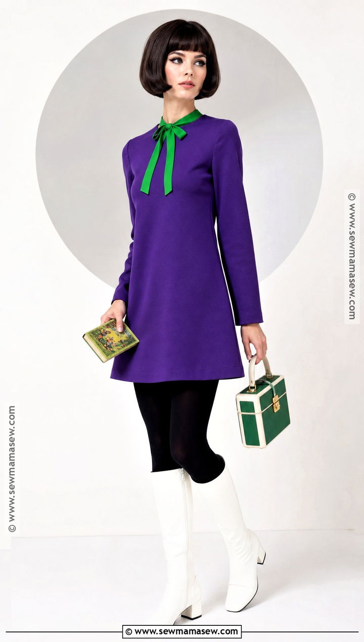 1960s Mod Green Ribbon Girl Costume - 30 Girl With The Green Ribbon Costume Ideas