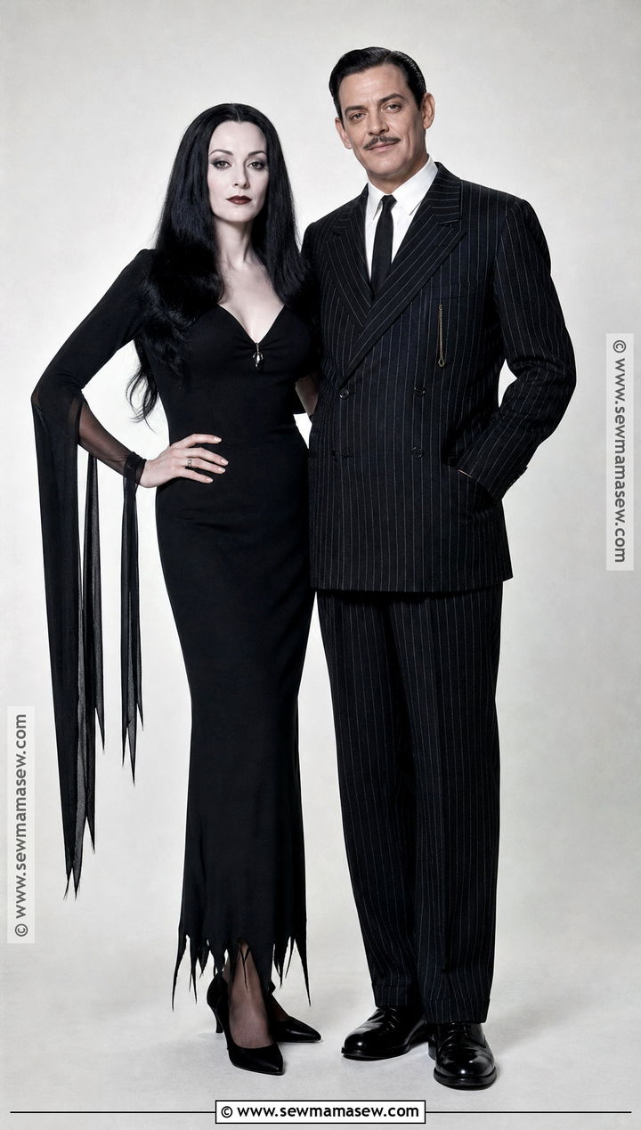 1960s Morticia And Gomez Addams Costume - 40 morticia and gomez addams costume ideas