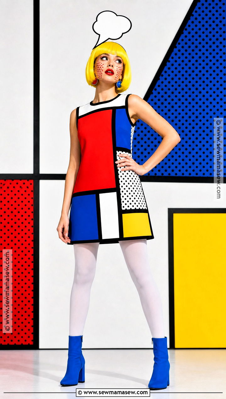 1960s Pop Art Costume - 35 vintage halloween costume ideas