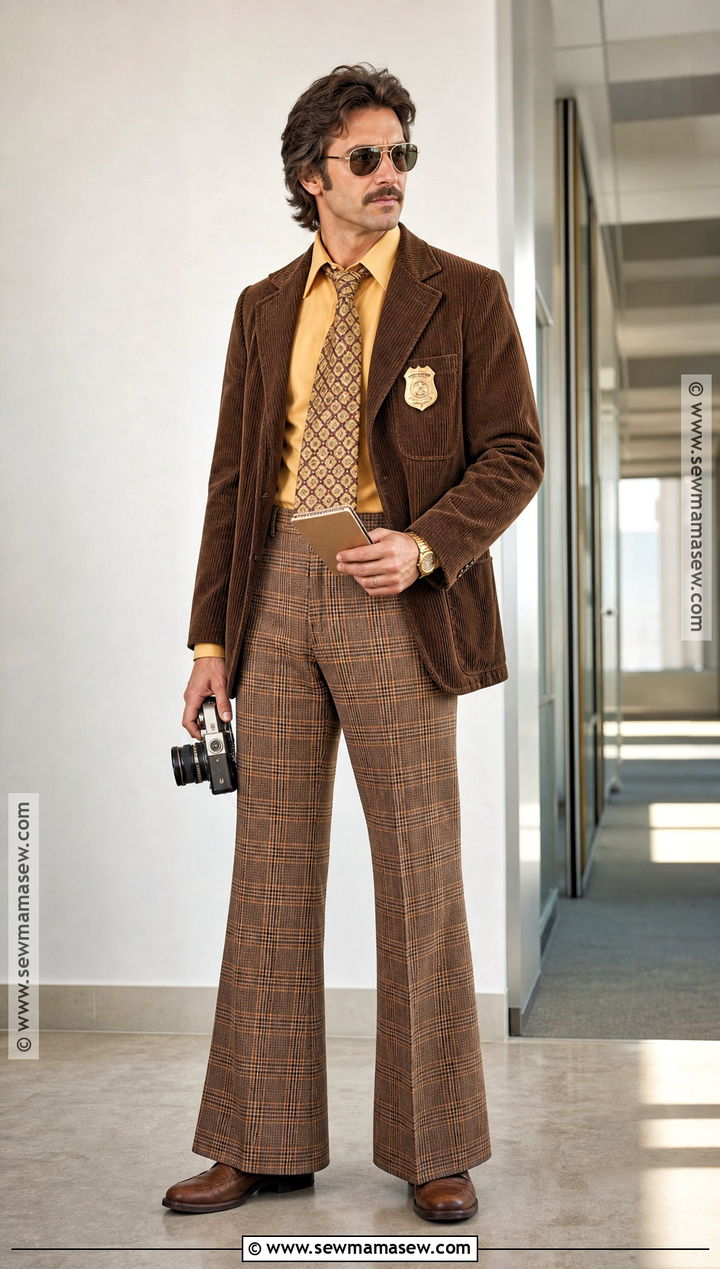 1970s Detective Costume - 30 retro costume ideas
