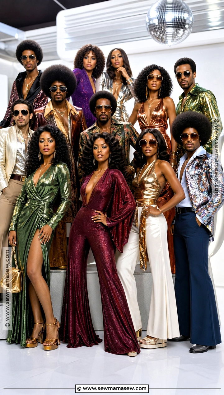 1970s Disco Group Costume - 30 halloween costumes for big groups