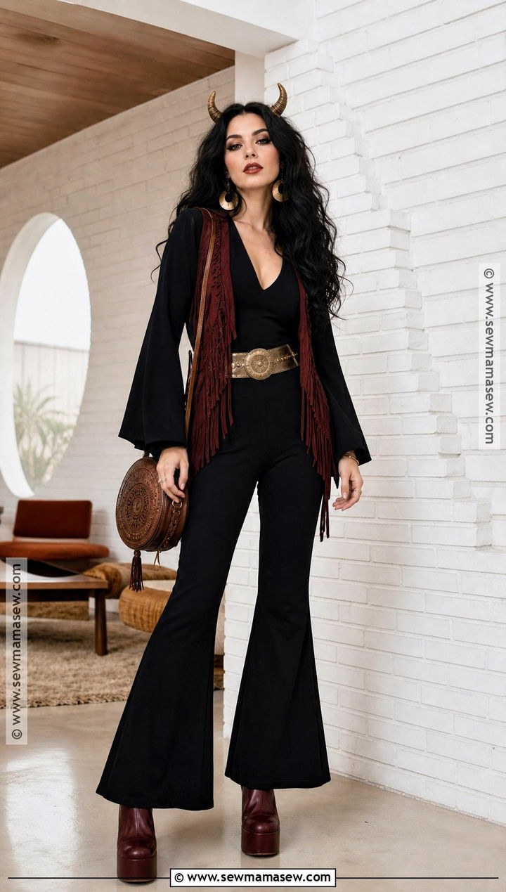 1970s Lilith Costume With Bell Sleeves - 30 Lilith Costume Ideas