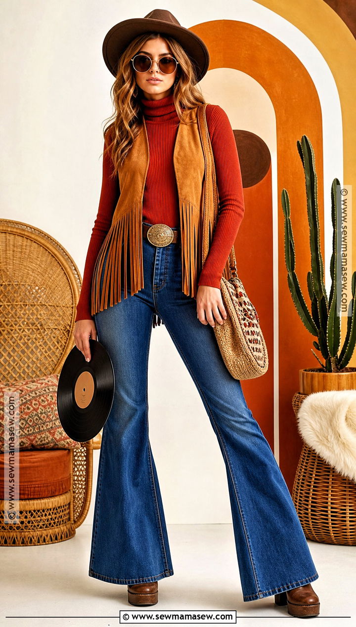 1970s Western Cowgirl Costume - 45 cowgirl halloween costumes