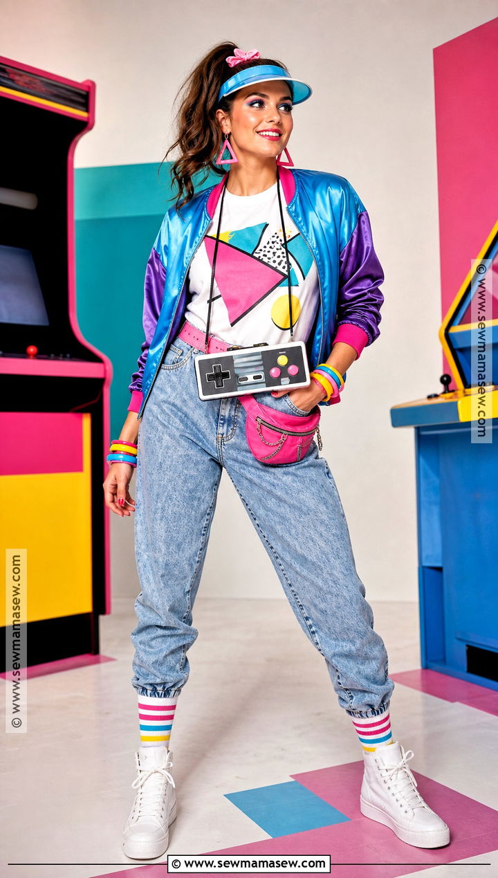 1980s Arcade Gamer Costume - 35 vintage halloween costume ideas
