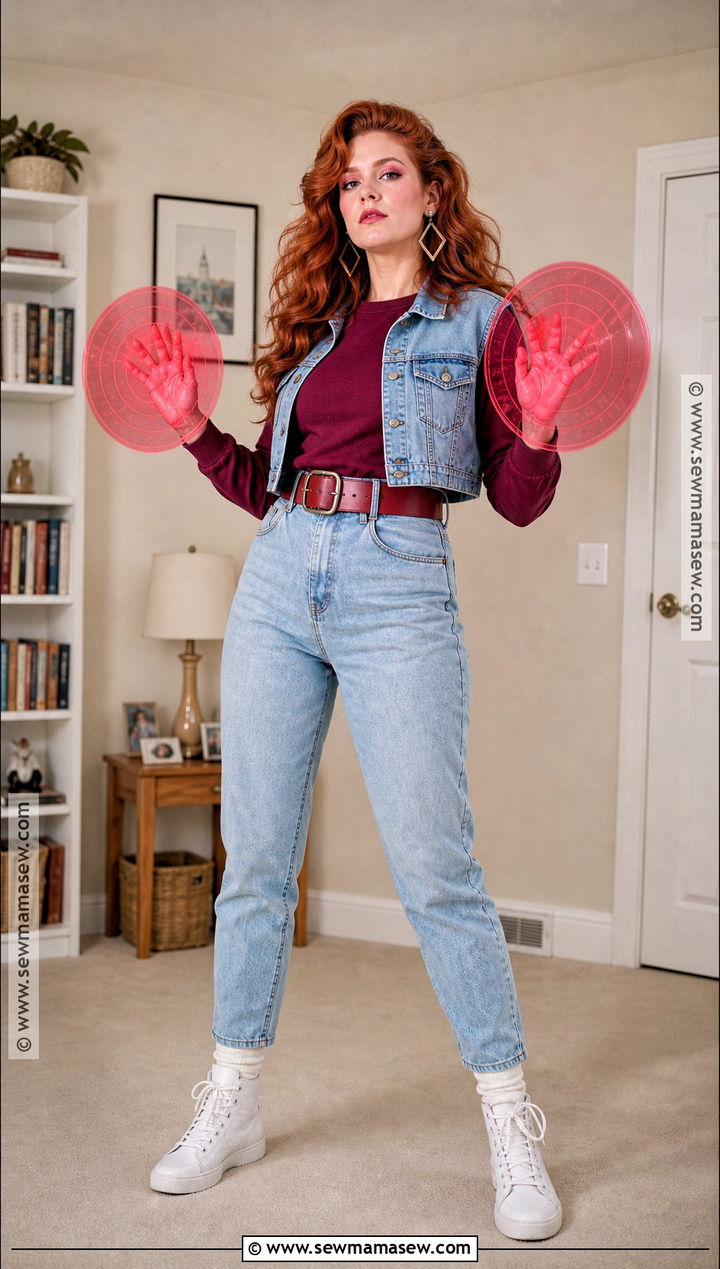 1980s Casual Wanda Maximoff Costume - 35 wanda maximoff costume ideas
