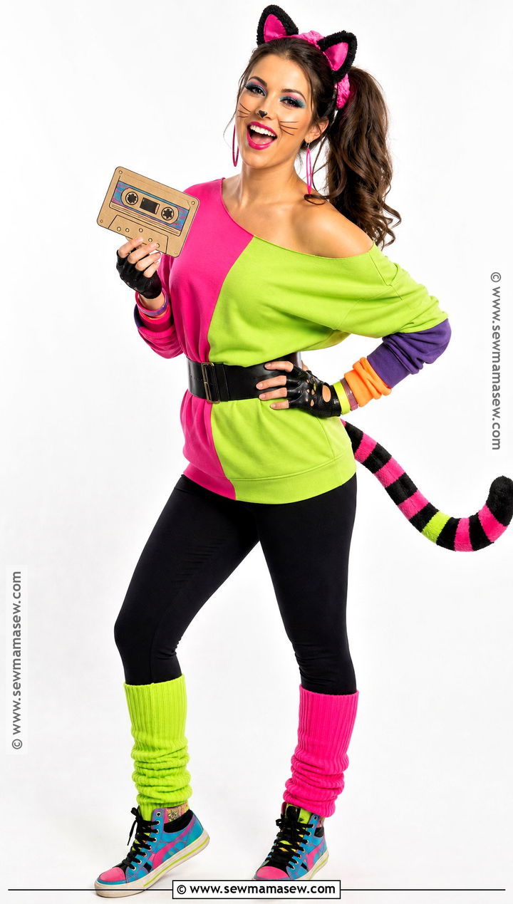 1980s Cat Costume - 30 easy cat costume ideas