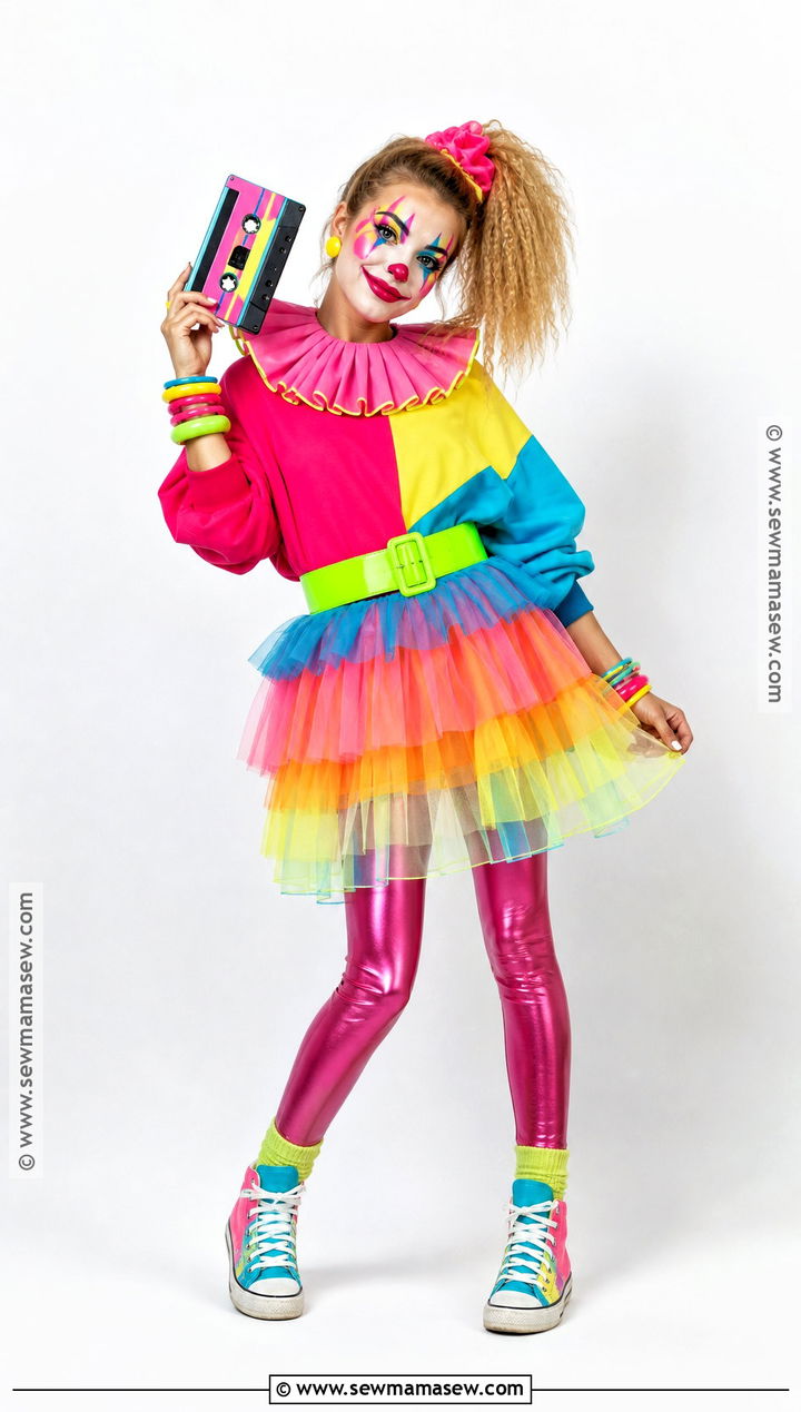 1980s Clown Costume - 30 Clown Costume Aesthetic Ideas