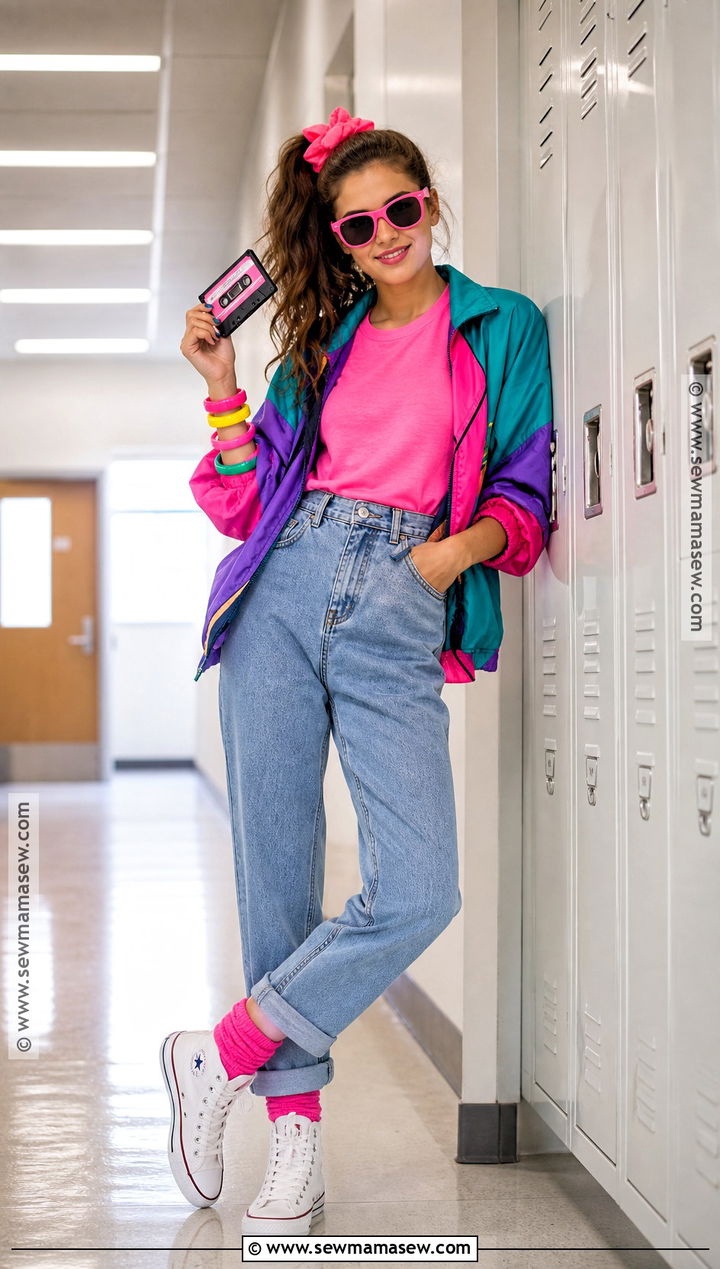 1980s Decades Day Outfit - 30 school dress up day ideas