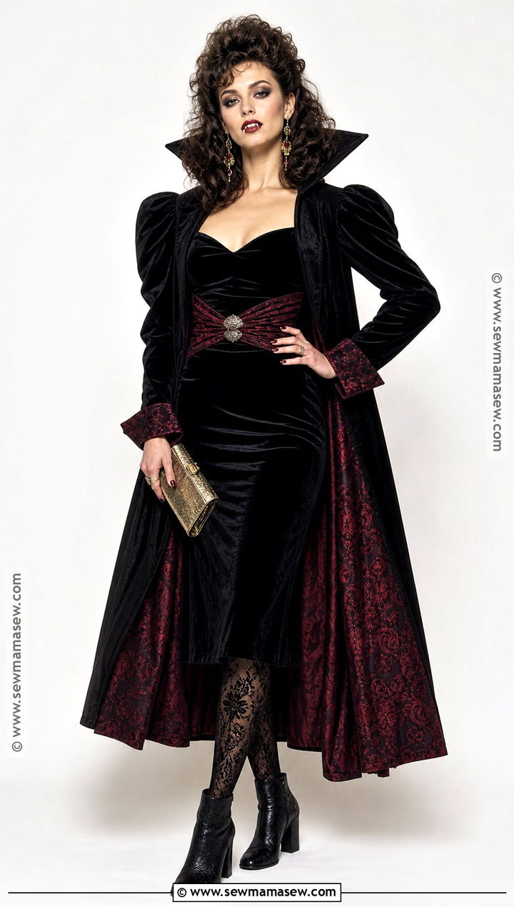 1980s Glam Vampire Dress - 45 vampire dress ideas