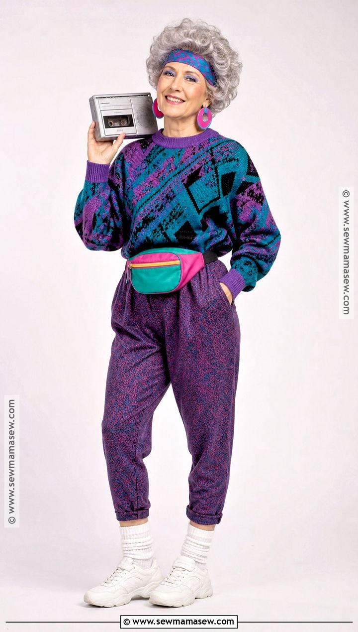1980s Grandma Costume - 40 old lady costume ideas