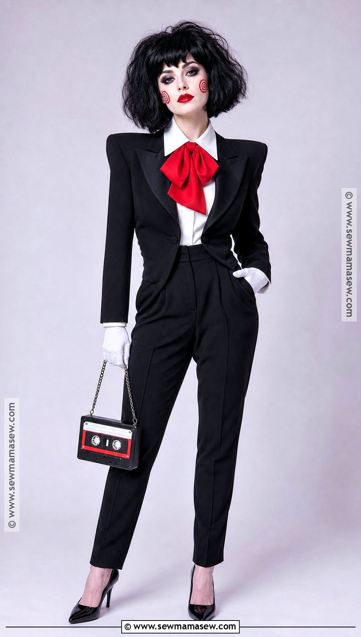1980s Jigsaw Costume With Power Suit - 40 jigsaw costume ideas for women