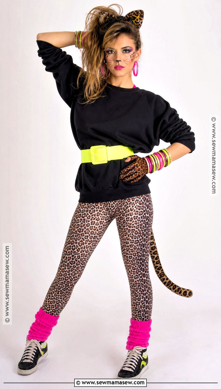 1980s Leopard Costume - 35 Leopard Costume Ideas for Women