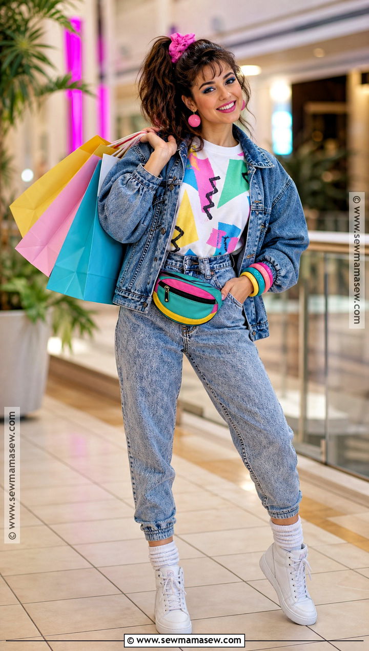 1980s Mall Fashion Costume - 30 retro costume ideas