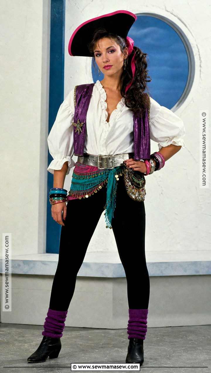 1980s Pirate Costume - 50 pirate costume ideas for women