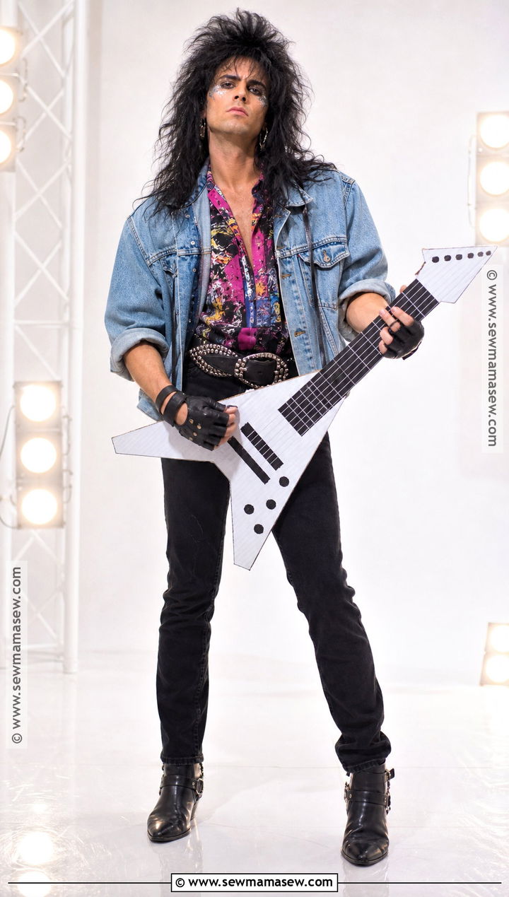1980s Rock Star Costume - 50 easy costume ideas
