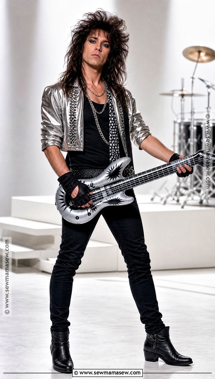 1980s Rock Star Costume - 45 male halloween costumes
