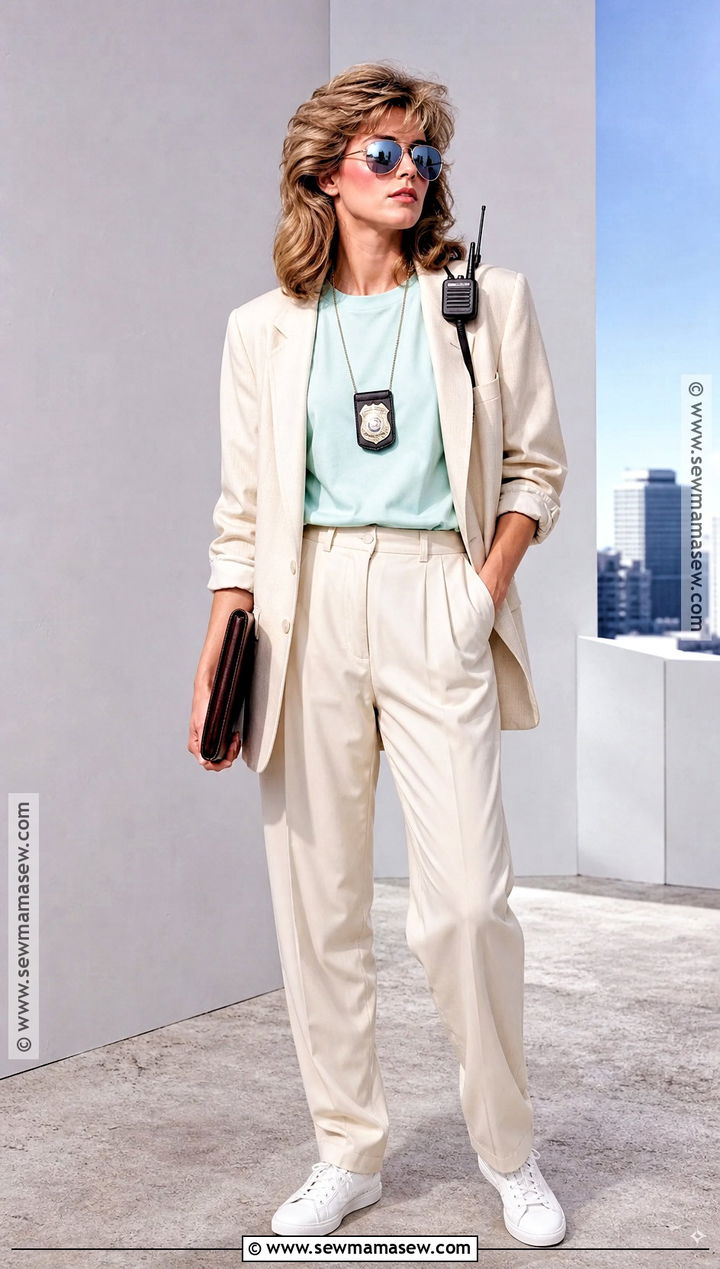 1980s TV Cop Costume - 40 cop halloween costume ideas