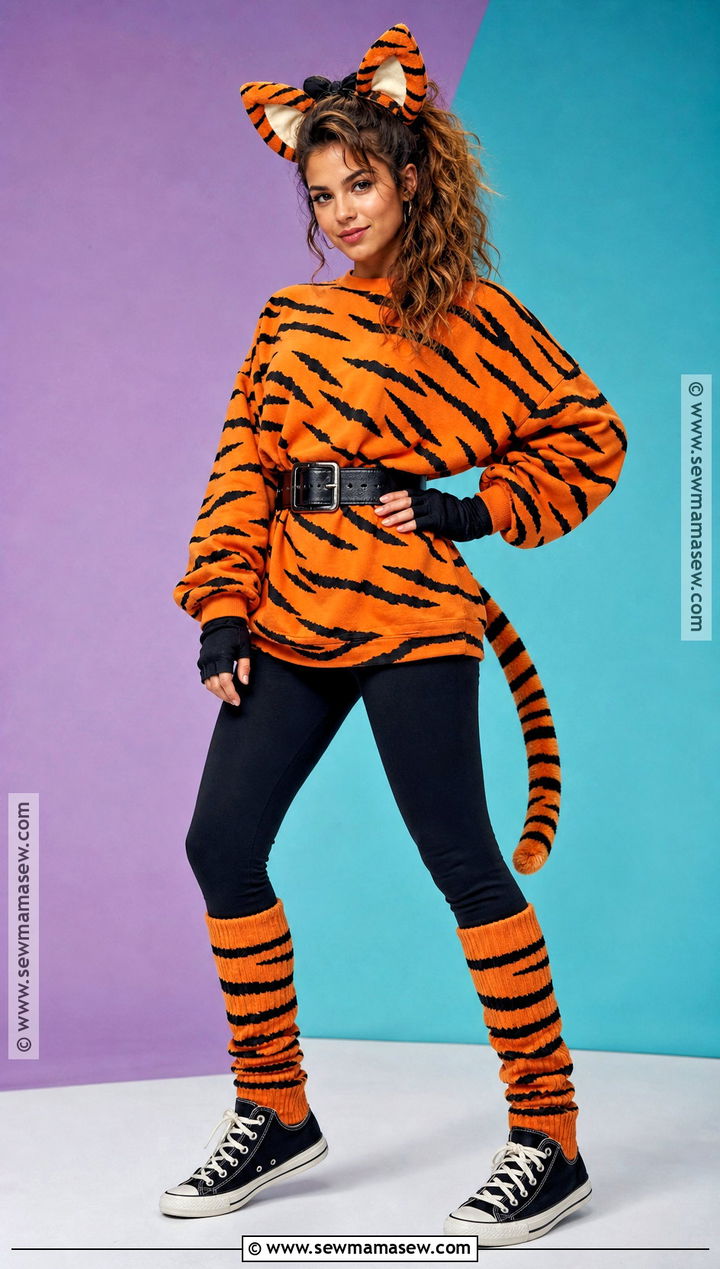 1980s Tiger Costume - 35 Tiger Costume Ideas for Women