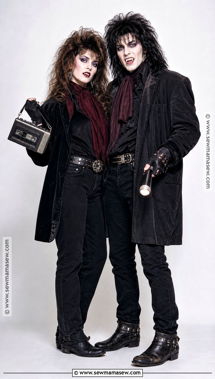 1980s Vampire Couple Costume - 35 vampire costume ideas for couples