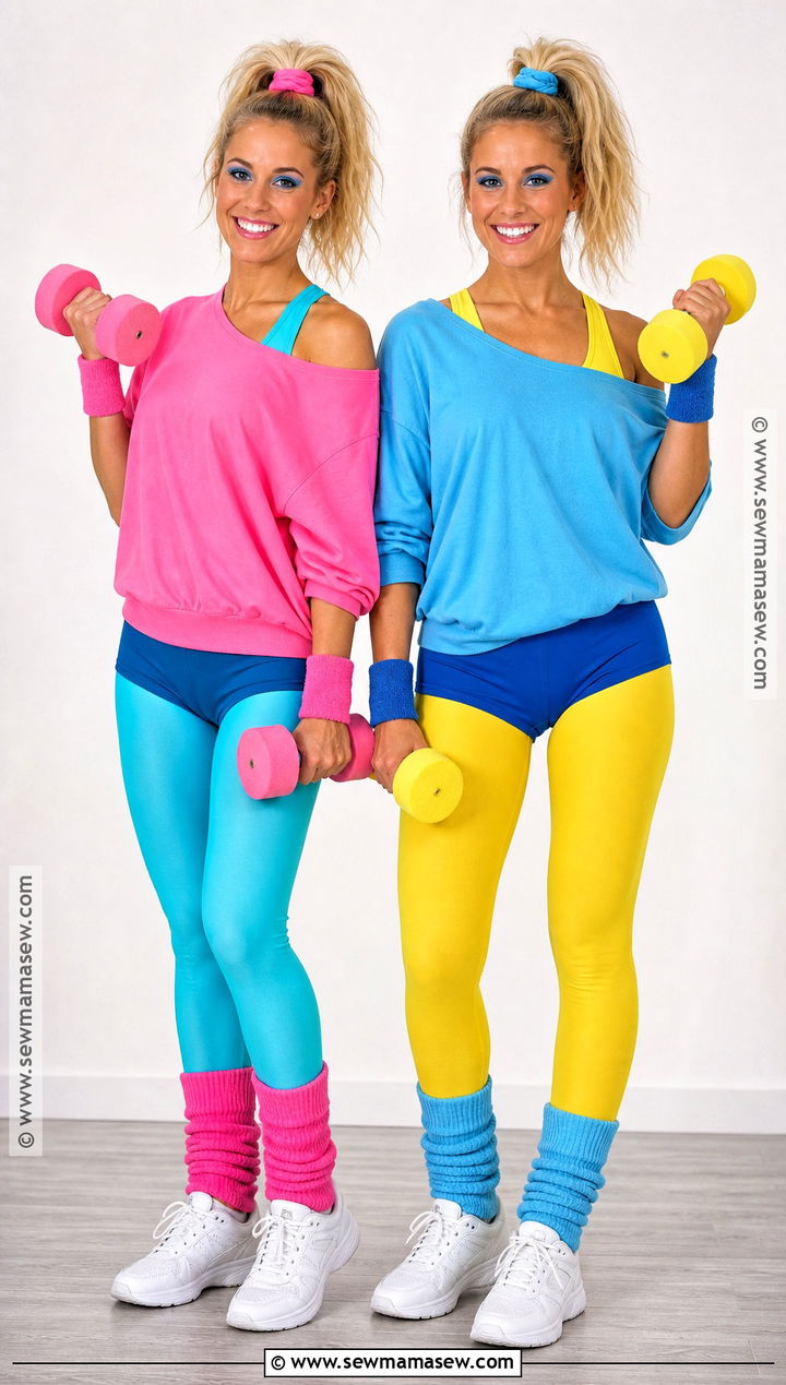1980s Workout Twins Costume - 30 twins costume ideas